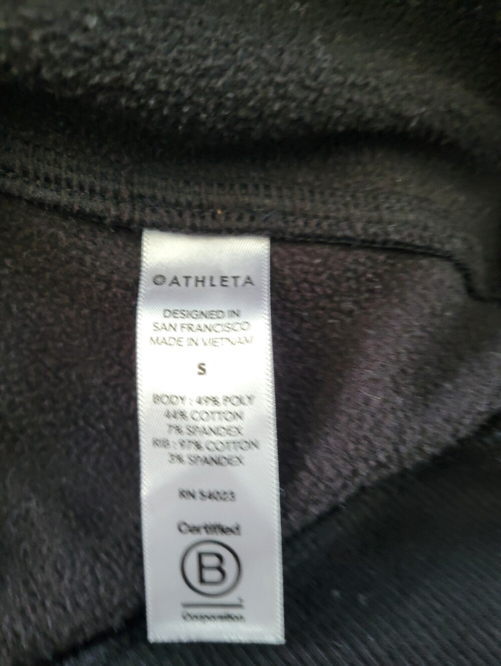 Athleta Triumph Hoodie Sweatshirt Black S - Picture 12 of 12
